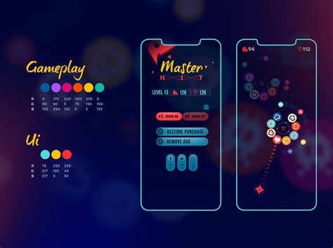 Game Art Master Hit Primary Colors By Saeed Mandegar On Dribbble