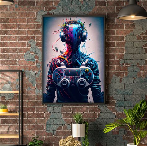 Game Room Poster Printable Video Game Wall Art Gaming Room Etsy Video