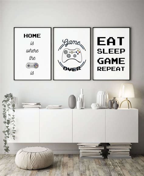 Gaming Room Wall Art Inspiration Camaxid Com Gamer Room Decor