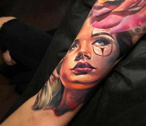 Gangsta Girl Tattoo By Sergey Shanko Photo 28300