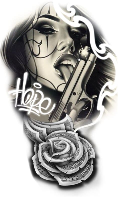 Gangster Girl Tattoo Designs to Make a Statement