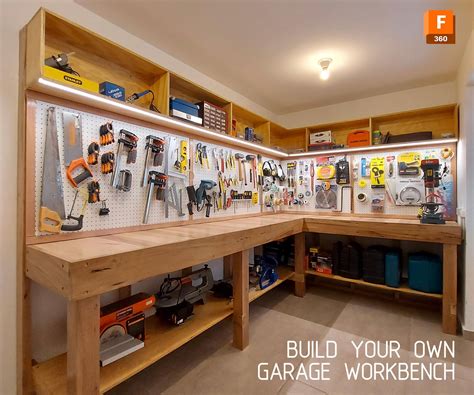 Garage Corner Workbench Ideas Garage Work Bench Garage Organization