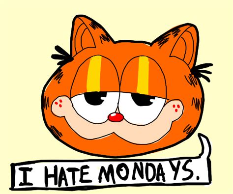 Garfield Hates Mondays Drawception