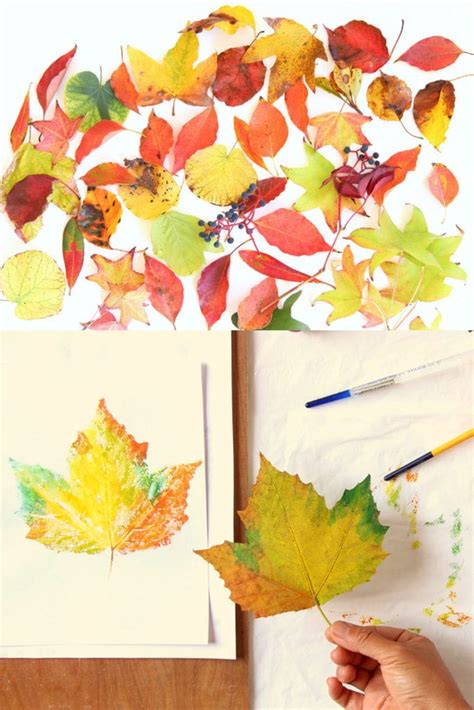 Gather Some Fall Leaves To Make Beautiful Leaf Prints Art In 5 Minutes