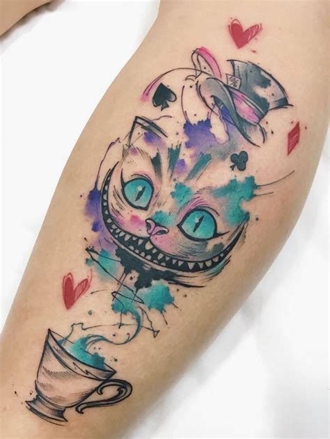 Gato Alicia En El Pa S De Las Maravillas Tatuajes Inspirados En