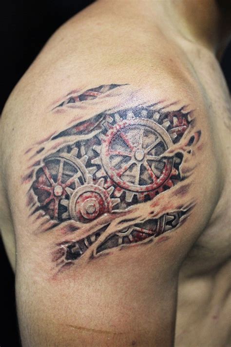 5 Gear Tattoo Designs for Speed Demons