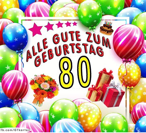 80 Jahre Geburtstag: Ideen für einen unvergesslichen Tag