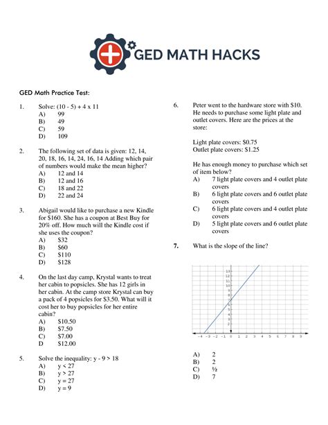 Ged Practice Pre Test Ashly Winkle Library Formative