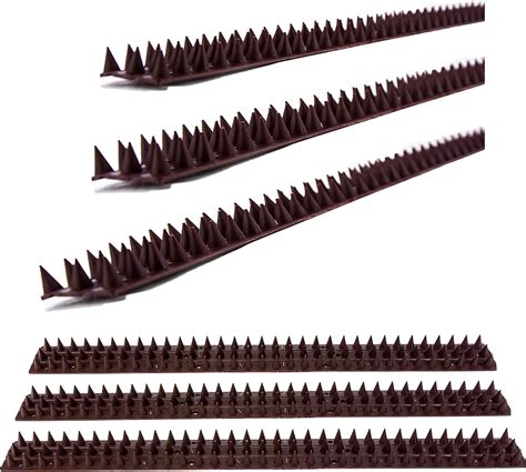 Geezy 10 Piece Anti Climb Fence Wall Spikes Burglars Cats Birds