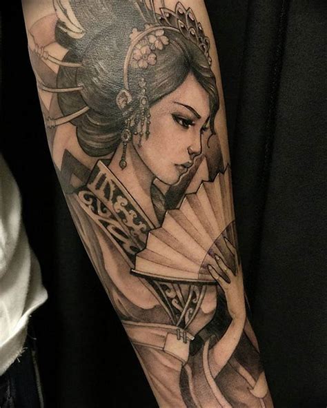 10 Geisha Japanese Tattoo Designs You Must See