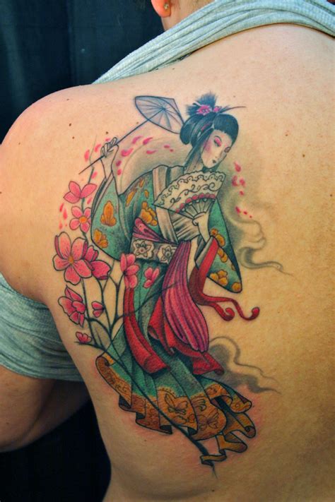 Geisha Tattoo Design By Medan Tattoo Studio Geisha Tattoo Design