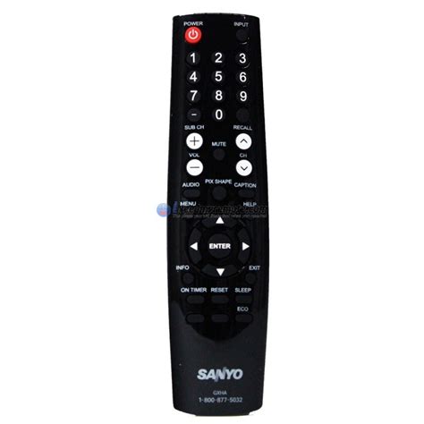 Genuine Sanyo Gxha Tv Remote Control Used