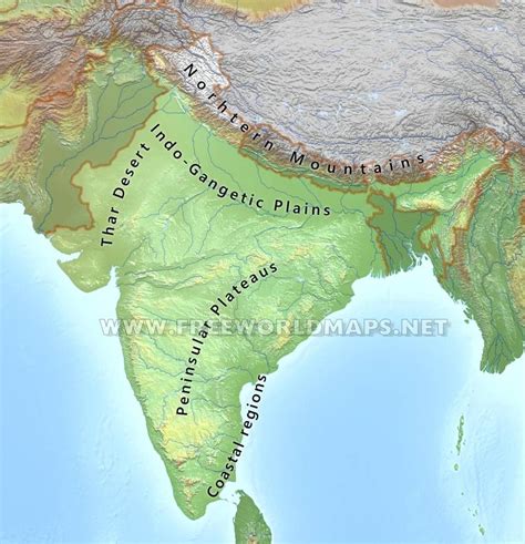 Geographical Location Of Indo Gangetic Plains On India Map Download