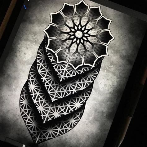 Geometric Mandala Tattoo Designs for Inner Peace