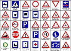 German Traffic Signs German Language Learn German German Language