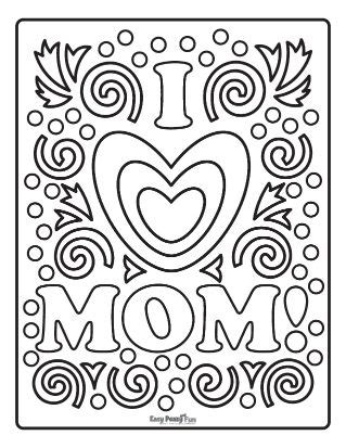 Get This My Mother Coloring Sheet