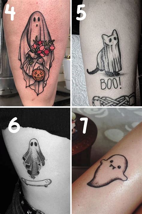 Ghost And Ghost Dog Tattoo Design Ghost Tattoo Spooky Tattoos Dog