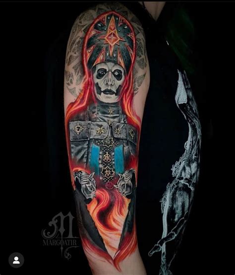 Ghost Band Sleeve Progress First Session Completed Adam White At