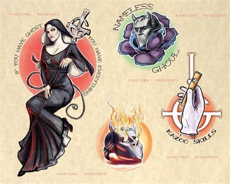 10 Ghostly Band Tattoo Designs to Die For