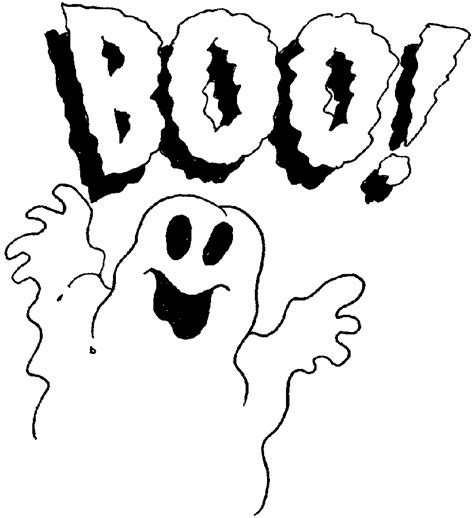 Ghost Coloring Pages For Kids