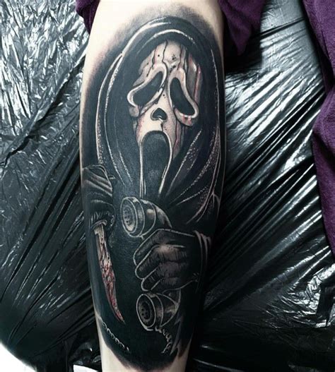 Ghostface Tattoo Scary Movie Ink Inspiration