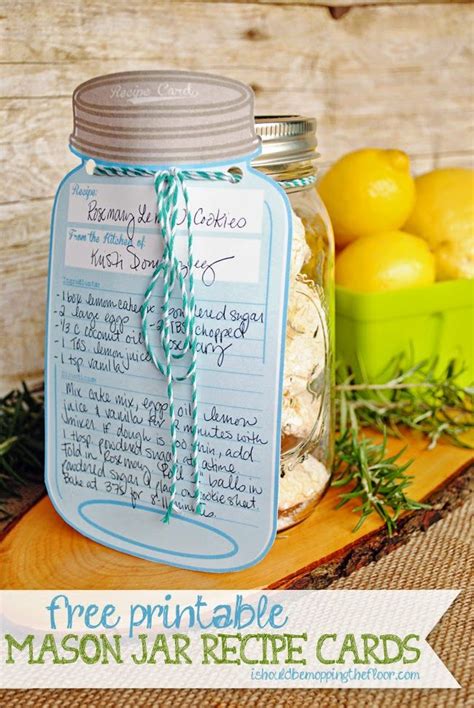 Gifts In A Jar Recipes With Printable Tags