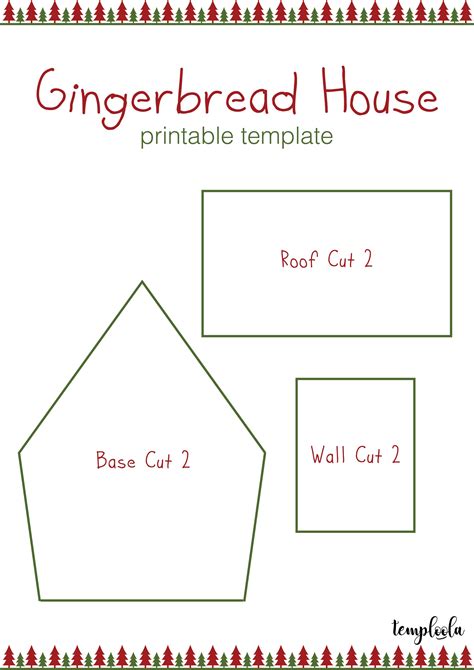 10 Free Gingerbread House Patterns to Print Now