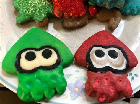 Gingerbread Squid Cookies Recipe Splatoon Amino