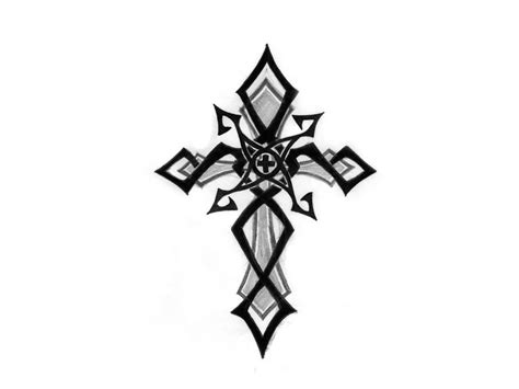 Girly Tattoo Cross Designs Clipart Best