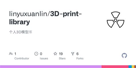 Github Linyuxuanlin 3D Print Library 3D