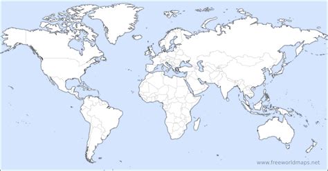 Free Global Map Printable for Travel and Education