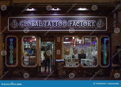 Global Tattoo Factory Editorial Stock Image Image Of Holiday 105420344