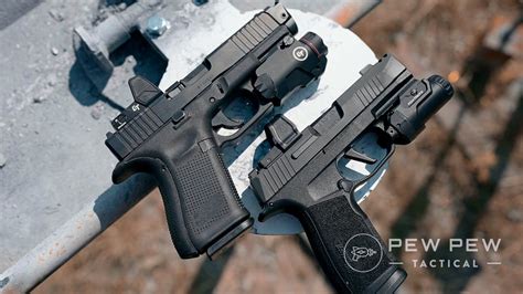 Glock 19 Vs Sig Sauer P365 Xmacro Comp Best Compact Ccw Pew Pew Tactical