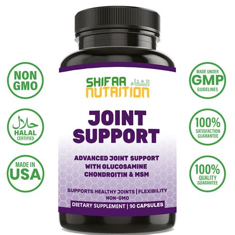 Glucosamine Chondroitin Msm Joint Pain Relief Supplement By Shifaa