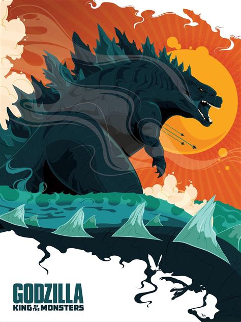 Godzilla King Of The Monsters By Mike Mahle 1296X1728 Godzilla