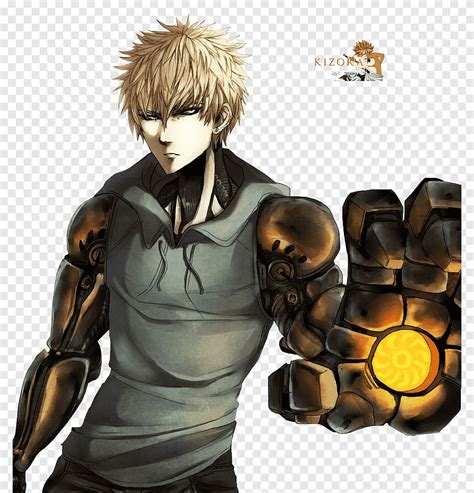 Godzilla One Punch Man Cyborg Genos One Punch Man Cg Artwork Manga