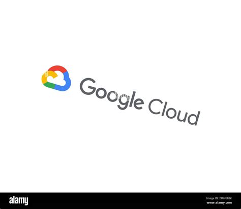 Google Cloud Platform Rotated Logo White Background B Stock Photo Alamy