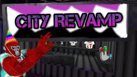 Gorilla Tag S City Revamp Youtube