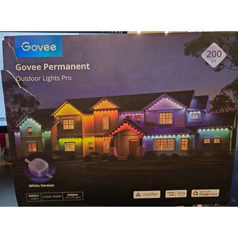 Govee Permanent Outdoor Lights Pro 200Ft 120 Led Sold Out Ebay