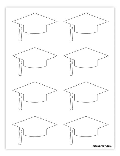 5 Free Graduation Hat Printables