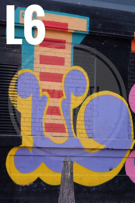 Graffiti Letter L 6X4 Print To Create Etsy