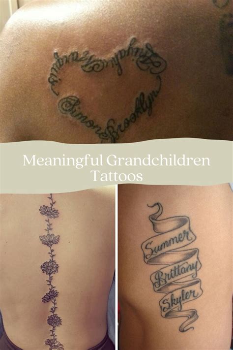 Grandchild Tattoo Designs Tattoos Tattoo Grandchildren Grandparents