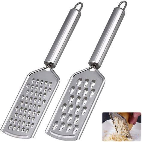 Graters For Kitchen With Handle 2Pcs Cheese Grater For Quick And