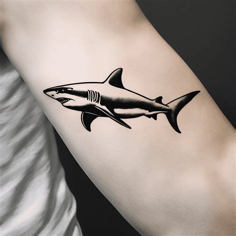 Great White Tattoo Shark Tattoos White Tattoo Tattoos