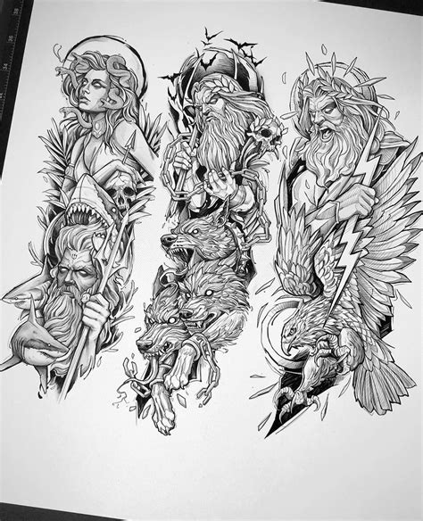 Greek Mythology Tattoo Design Greek Tattmag Bodenowasude