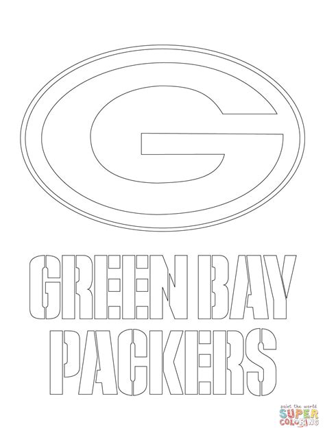 Green Bay Packers Symbol Coloring Pages