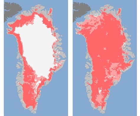 Greenland Ice Sheet Had Biggest Thaw Since 1973 This Month Scientists