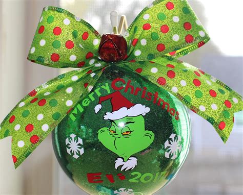 Grinch Christmas Ornaments to Steal Your Heart