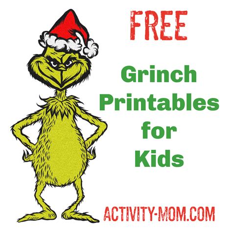 5 Free Grinch Printables for a Whoville Christmas