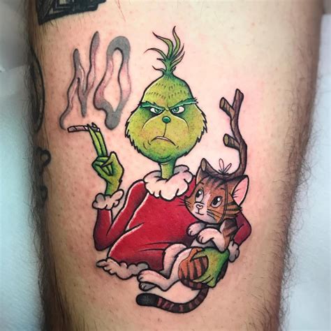 10 Grinch Tattoo Designs to Steal the Show